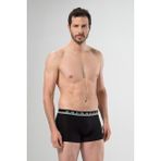 Cacharel 1317 Siyah M Kısa Paçalı Düşük Bel Lastikli Erkek Boxer