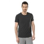 Cacharel 1331 O Yaka Kısa Kollu Erkek T-Shirt - Antrasit Melanj - Antrasit - Melanj