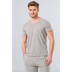 Cacharel 1332 Gri Melanj Erkek T-shirt