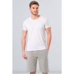 Cacharel 2169 Modal O Yaka Erkek T-shirt - Beyaz