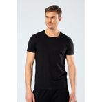 Cacharel 2169 Modal O Yaka Erkek T-shirt - Siyah