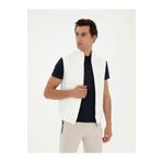 Cacharel Beyaz Slim Fit İnce Kapitone Mont Yelek 50287900-VR013