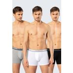 Cacharel Erkek 3Lu Beyaz Boxer