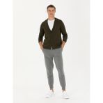 Cacharel Erkek Açık Gri Jogging Fit Lastik Paçalı Triko Pantolon 50279422-VR001 - Dropsuz - XL