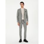 Cacharel Erkek Açık Gri Slim Fit Takım Elbise 50290899-VR001 - 54 - 6 Drop