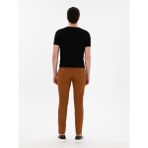 Cacharel Erkek Açık Kahverengi Slim Fit Pamuk Karışımlı Kanvas Pantolon 50287105-VR002 - 32 - 36