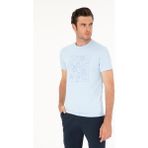Cacharel Erkek Açık Mavi Slim Fit Bisiklet Yaka T-shirt 50284843-VR003 - 2XL