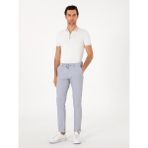 Cacharel Erkek Açık Mavi Slim Fit Gofreli Beli Bağcıklı Spor Pantolon 50305618-VR003 - 34