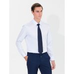 Cacharel Erkek Açık Mavi Slim Fit Uzun Kollu Basic Gömlek 50268503-VR003 - 39