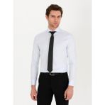Cacharel Erkek Açık Mavi Slim Fit Uzun Kollu Basic Gömlek 50268927-VR003 - 36