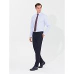 Cacharel Erkek Açık Mavi Slim Fit Uzun Kollu Basic Gömlek 50269714-VR003 - 36