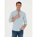 Cacharel Erkek Açık Mavi Slim Fit Uzun Kollu Gömlek 50265476-VR003