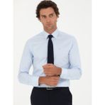 Cacharel Erkek Açık Mavi Slim Fit Uzun Kollu Gömlek 50282341-VR003 - 38