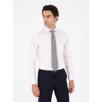Cacharel Erkek Açık Pembe Modern Fit Uzun Kollu Basic Gömlek 50223149-VR078 - 38