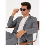 Cacharel Erkek Antrasit Ex. Slim Fit Ceket 50265260-VR006 - 46 - 6 Drop