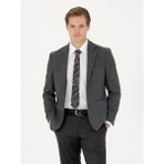 Cacharel Erkek Antrasit Slim Fit Yün Karışımlı Spor Ceket 50270156-VR006 - 46 - 6 Drop