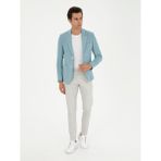 Cacharel Erkek Aqua Slim Fit Keten Karışımlı Ceket 50284659-VR007 - 48 - 6 Drop