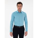 Cacharel Erkek Aqua Slim Fit Pamuklu Oxford Gömlek 50304497-VR007 - 3XL