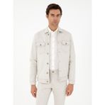 Cacharel Erkek Bej Regular Fit Jean Ceket 50290967-VR011 - Dropsuz