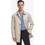Cacharel Erkek Bej Slim Fit Pamuk Karışımlı Gömlek Yaka Trençkot 50324484-VR011 - 56