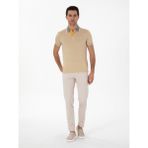 Cacharel Erkek Bej Slim Fit Pamuk Karışımlı Kanvas Pantolon 50298899-VR011 - 32 - 33