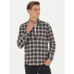 Cacharel Erkek Bej Slim Fit Uzun Kollu Gömlek 50282560-VR011 - 40