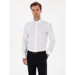 Cacharel Erkek Beyaz Slim Fit % 100 Pamuk Gömlek 50311626-VR013