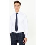 Cacharel Erkek Beyaz Slim Fit %100 Pamuk İtalyan Yaka Klasik Gömlek 50250845-VR013 - 37