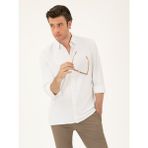 Cacharel Erkek Beyaz Slim Fit Gömlek 50286260-VR013 - 2XL