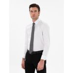Cacharel Erkek Beyaz Slim Fit Klasik Yaka Basic Gömlek 50304037-VR013 - 38
