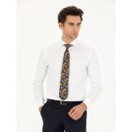Cacharel Erkek Beyaz Slim Fit Pamuk Klasik Gömlek 50287784-VR013 - 37