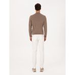 Cacharel Erkek Beyaz Slim Fit Pamuk Liyosel Karışımlı Jean Pantolon 50317113-VR013 - 32 - 38