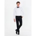 Cacharel Erkek Beyaz Slim Fit Smokin Gömlek 50265358-VR013 - 42