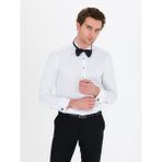 Cacharel Erkek Beyaz Slim Fit Smokin Gömlek 50265359-VR013 - 38