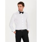 Cacharel Erkek Beyaz Slim Fit Smokin Gömlek 50269833-VR013 - 38