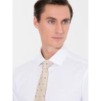 Cacharel Erkek Beyaz Slim Fit Uzun Kollu Basic Gömlek 50269714-VR013 - 37