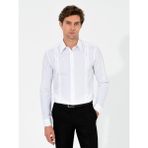 Cacharel Erkek Beyaz Slim Fit Uzun Kollu Gömlek 50255641-VR013