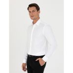 Cacharel Erkek Beyaz Slim Fit Uzun Kollu Gömlek 50280192-VR013 - 37