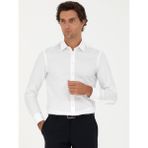 Cacharel Erkek Beyaz Slim Fit Uzun Kollu Gömlek 50282347-VR013 - 37