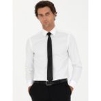 Cacharel Erkek Beyaz Slim Fit Uzun Kollu Gömlek 50282349-VR013 - 39