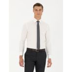 Cacharel Erkek Beyaz Slim Fit Uzun Kollu Klasik Gömlek 50273661-VR013 - XL