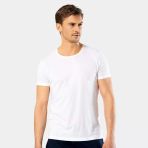 Cacharel Erkek Bisiklet Yaka T-Shirt 2169/Beyaz