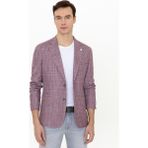 Cacharel Erkek Bordo Ex. Slim Fit Ceket 50248782-VR014 - 6 Drop