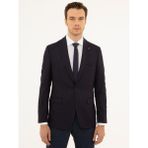 Cacharel Erkek Bordo Slim Fit Çizgili Ceket 50227594-VR014 - 46