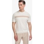 Cacharel Erkek Ekru Slim Fit %100 Pamuk Bisiklet Yaka Triko T-Shirt 50320653-VR019 - XL