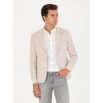 Cacharel Erkek Ekru Slim Fit Spor Ceket 50264778-VR019 - 4 Drop