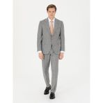 Cacharel Erkek Gri Slim Fit Yün Takım Elbise 50272638-VR024 - 6 Drop - 60