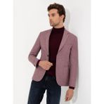 Cacharel Erkek Gül Kurusu Slim Fit Yün Karışımlı Mikro Desenli Ceket 50260594-VR026 - 46 - 6 Drop