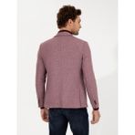 Cacharel Erkek Gül Kurusu Slim Fit Yün Karışımlı Mikro Desenli Ceket 50260594-VR026 - 6 Drop