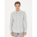Cacharel Erkek Haki Slim Fit Uzun Kollu Gömlek 50253868-VR027